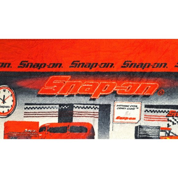Vintage Snap-On Tools Hot Rods Beach Towel Classic Cars Garage Official Cotton - Picture 4 of 10